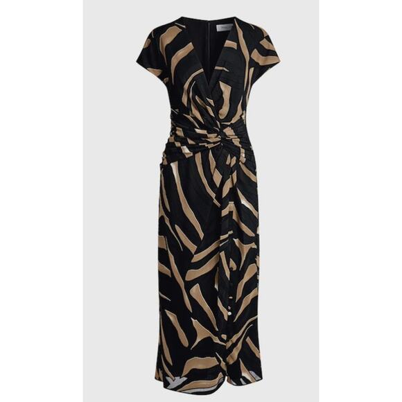 Prabal Gurung Animal Print Wrapped Maxi Dress Size 4 New with Tags - Picture 6 of 10